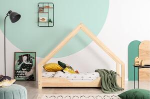 Detská domčeková posteľ z masívu LOCA B - 160x80 cm