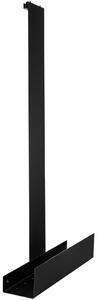 Rea Tori, kúpeľňová závesná polička 40x9,5x75,5 cm, čierna matná, REA-85000