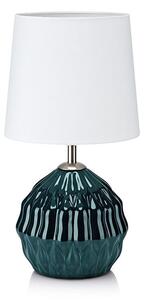 Zeleno-biela stolová lampa Markslöjd Lora