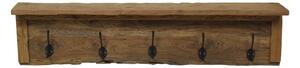 Nástenný vešiak z teakového dreva HSM collection Oldie, dĺžka 90 cm
