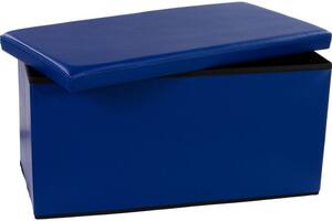 Skladacia lavica s úložným priestorom – modrá