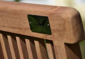 Divero 2159 Skladacia stolička z teakového dreva