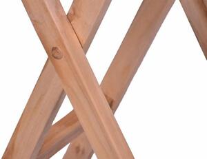 Garthen 2340 Záhradný stolík z tíkového dreva, Ø 60cm