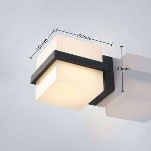 Lindby - Auron LED Vonkajšie Nástenné Svietidlo Dark Grey Lindby - Lampemesteren