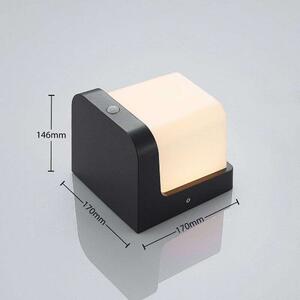 Lindby - Adenike LED Vonkajšie Nástenné Svietidlo w/Sensor Dark Grey Lindby - Lampemesteren