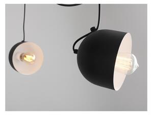 Čierne závesné svietidlo na 4 žiarovky CustomForm Popo