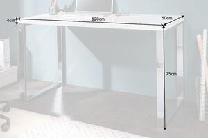Písací stôl White Desk 120x60cm biely