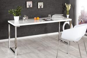 Písací stôl DELK 160 cm - biela