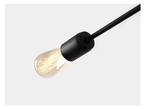 Čierna nástenná lampa na 2 žiarovky CustomForm Twigo, šírka 60 cm