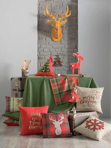 Vianočná obliečka na vankúš Mike & Co. NEW YORK Honey Snowy, 43 × 43 cm