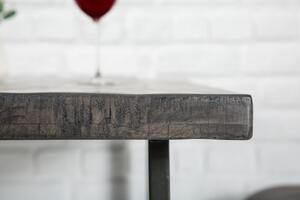 Barový stôl Iron Craft 120cm mango šedý