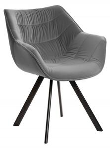 Dizajnová stolička The Dutch Comfort zamat sivá