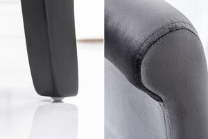 Dizajnová stolička Casa zamat sivá