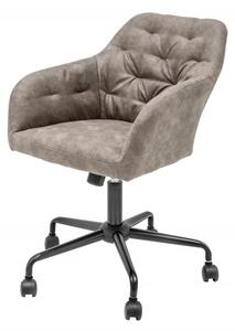 Kancelárska stolička Dutch Comfort zamat taupe