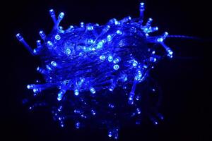 Nexos 809 Vianočná LED reťaz 18 m, 200 LED diód, modrá