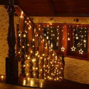 VOLTRONIC® 59741 Vianočné LED osvetlenie 10 m - teple biela 100 LED + ovládač - zelený kábel