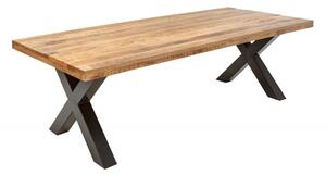 Jedálenský stôl IRONIC X 200 cm - prírodná