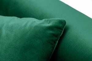 Rozkladacia pohovka Bellezza 208cm smaragdovo zelená zamat