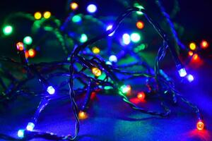 Nexos 5955 Vianočné LED osvetlenie - 20 m, 200 LED, farebné