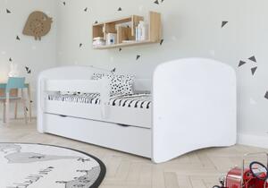 MAXMAX Detská posteľ BABY DREAMS - biela 140x70 cm
