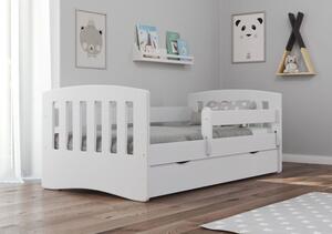 Detská posteľ CLASSIC - biela 160x80 cm