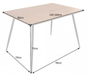 Jedálenský stôl Apartment 120-160cm dub