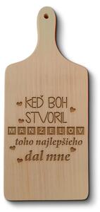 Sablio Doštička na krájanie Keď Boh stvoril manželov