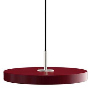 UMAGE - Asteria Mini Závěsná Lampa Ruby Red/Steel Top - Lampemesteren