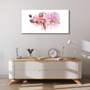 Obraz Canvas Akvarel orchidea kvetina