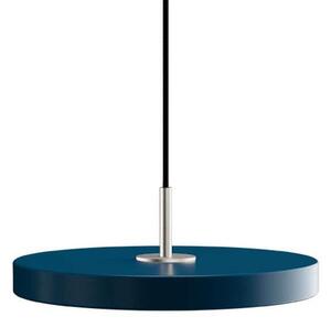 UMAGE - Asteria Mini Závěsná Lampa Petrol Blue/Steel Top Umage - Lampemesteren