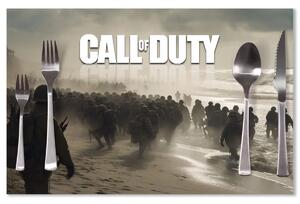 Sablio Prestieranie Call of Duty Normandia: 40x30cm