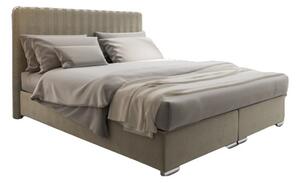 Manželská posteľ 140 cm Penarth (krémová) (s roštom, matracom a úl. priestorom). Vlastná spoľahlivá doprava až k Vám domov. 1026042