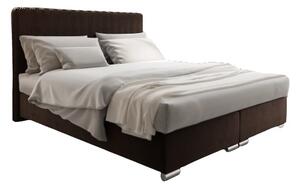 Manželská posteľ 140 cm Penarth (tmavohnedá) (s roštom, matracom a úl. priestorom). Vlastná spoľahlivá doprava až k Vám domov. 1026041