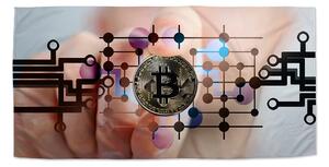Sablio Uterák Bitcoin - 30x50 cm