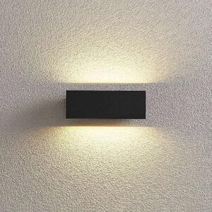 Lucande - Oliver LED Vonkajšie Nástenné Svietidlo W18 Dark Grey Lucande - Lampemesteren