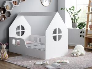 Detská Domčekové posteľ HAPPY HOUSE - Okno 3 - 160x80 cm (12 farieb) + matrace ZADARMO