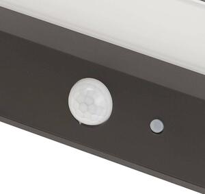 Lindby - Maresia LED Solárne Články Vonkajšie Nástenné Svietidlo w/Sensor Dark Grey Lin - Lampemesteren