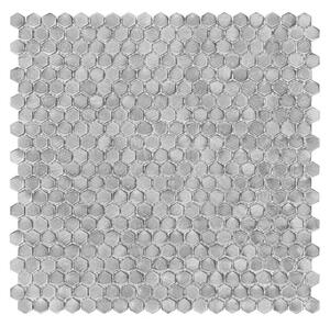 DUNIN - Allumi Silver Hexagon 14 Kovová mozaika DUNIN (30 x 30 cm / 1 ks)