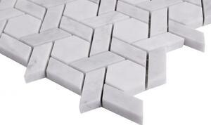 DUNIN - Manorial Carrara White Armor Mramorová mozaika DUNIN (30 x 29 cm / 1 ks)