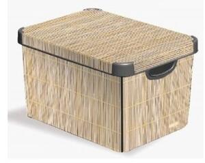 Box DECO - S - Bamboo CURVER