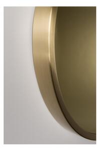 Nástenné zrkadlo v zlatej farbe Zuiver Bandit, ø 60 cm