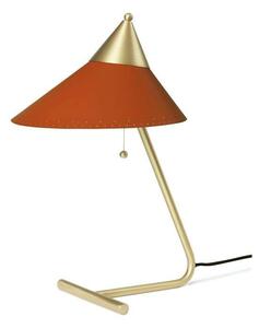 Warm Nordic - Brass Top Stolová Lampa Rusty Red Warm Nordic - Lampemesteren