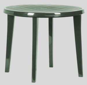 Záhradný plastový stôl LISA 90 cm zelená