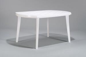 Záhradný plastový stôl ELISE biely