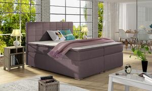 Manželská posteľ Boxspring 140 cm Abbie (ružová) (s matracmi). Vlastná spoľahlivá doprava až k Vám domov. 1027412