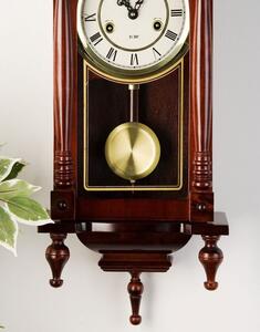 Tuin ORPHEUS 1393 Nástenné kyvadlové hodiny mahagón - 73 cm