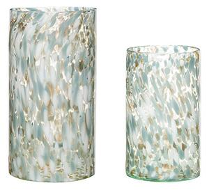 Hübsch - Libra Vases 2 pcs. Blue Hübsch - Lampemesteren