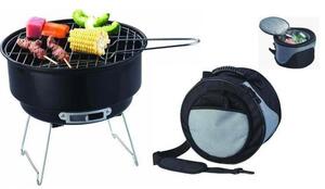 Záhradný vonkajší Kemping Grill BBQ + chladiaca taška