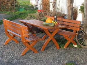 Rojaplast Strong 41256 Záhradný drevený stôl - 160 cm