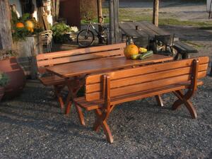Rojaplast Strong 41256 Záhradný drevený stôl - 160 cm